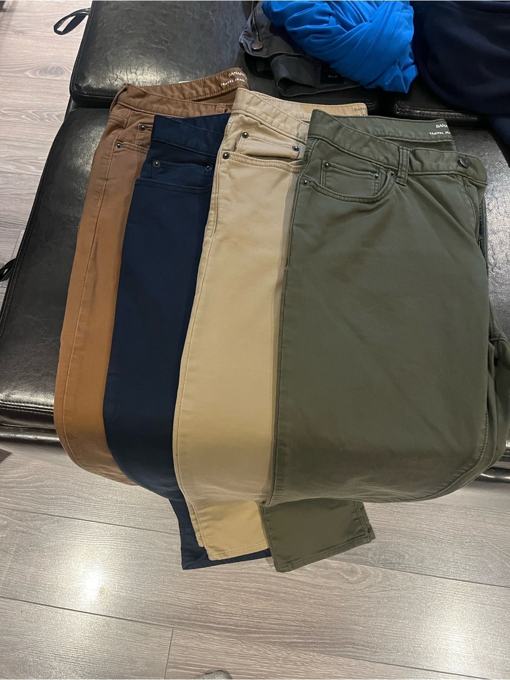 Banana Republic Men's Chinos - Olive Green, Khaki, Navy, Brown